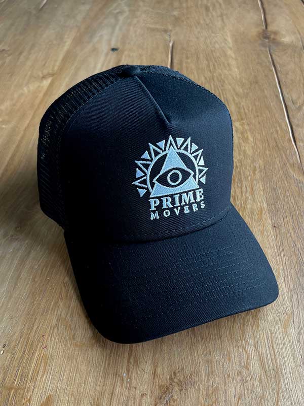 Prime Movers Black/White Trucker Hat