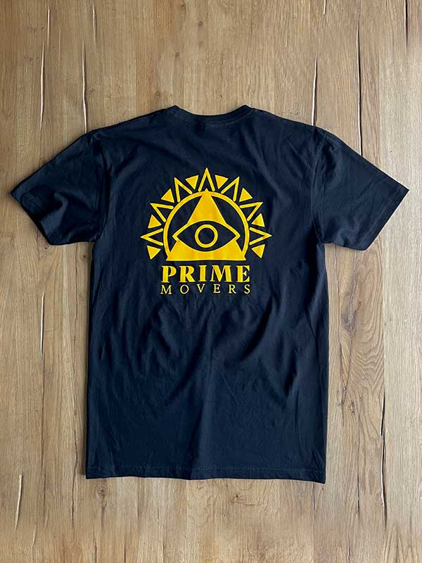 Prime Movers Black/Gold Tee