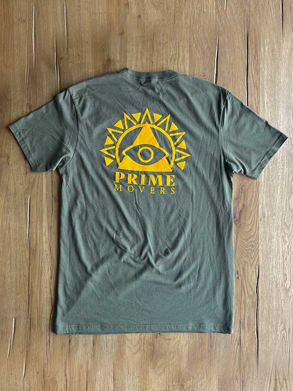 Prime Movers Olive/Gold Tee